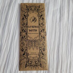 Fairyloot The Crimson Moth Foiled Bookmarks Set of 4 Hexed Hearts April 2025